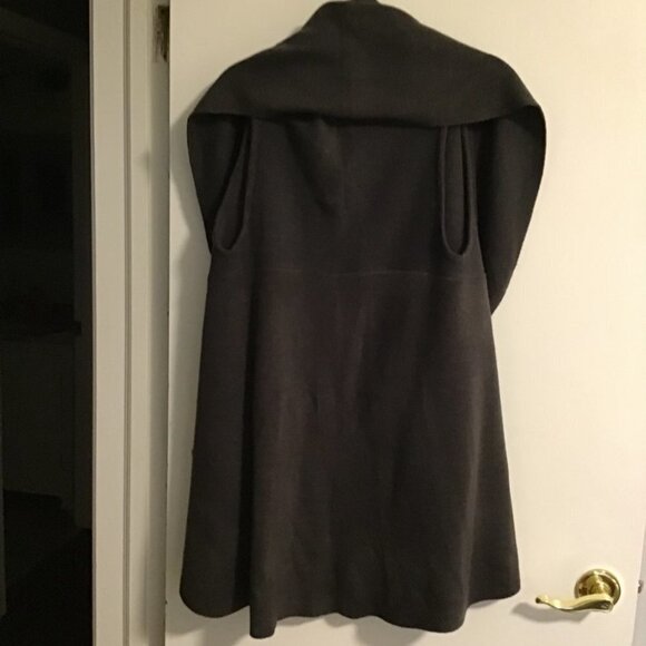 LOOK by M Black Soft Open Front Basic Shawl Vest - Picture 2 of 11